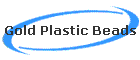 Gold Plastic Beads